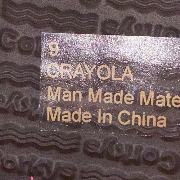 CORKYS CRAYOLA WO SIZE 9  Colorful Sandals BUCKLE ANKLE STRAP. EUC CLEAN - Picture 7 of 10